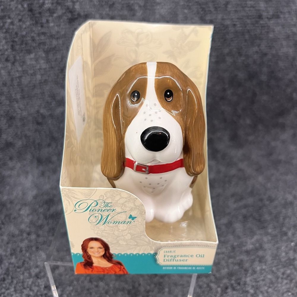 New Pioneer Woman Plug In Charlie Basset Hound Dog Oil Air Diffuser Freshener